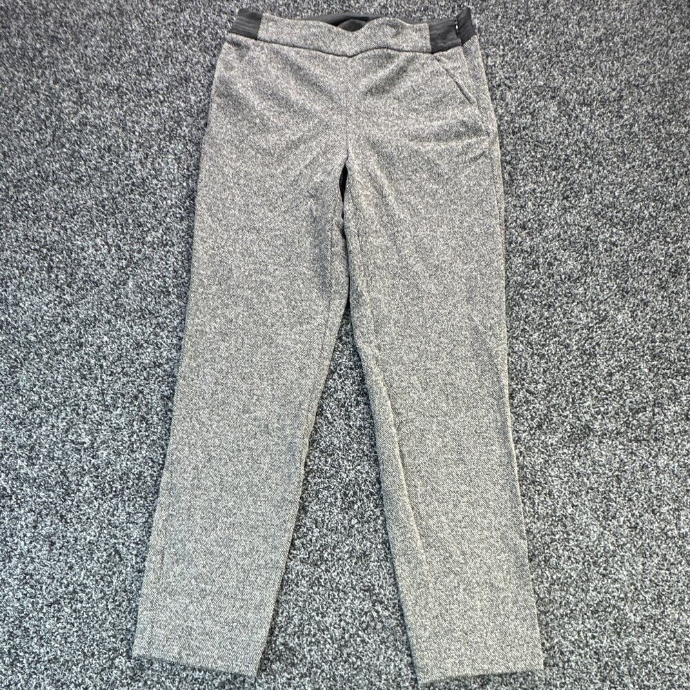 White House Black Market The Slim Ankle Pants Women 2 Gray Stretch Career